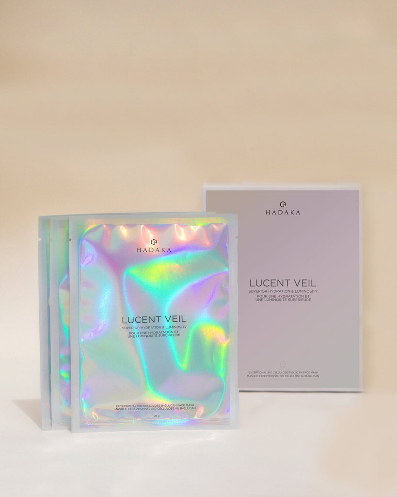 Hadaka LUCENT VEIL Exceptional Biocellulose Beta-Glucan Face Mask Box of 5 - DrugSmart Pharmacy